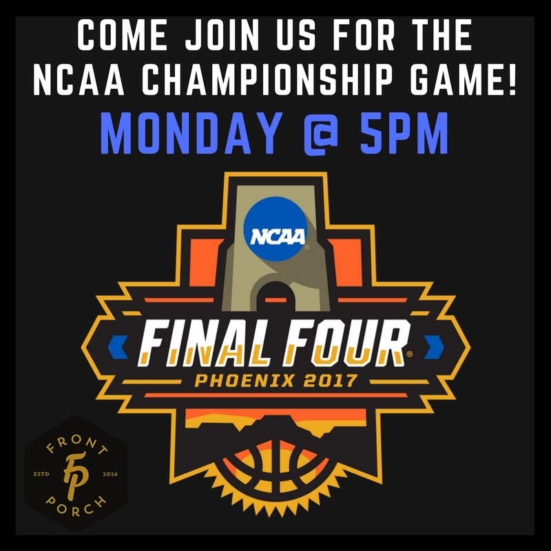 NCAA Championship Game - Front Porch